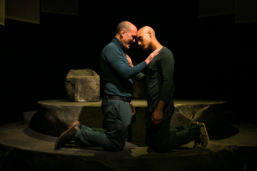Dave (Lawrence Radecker) and Gil (Shoresh Alaudini) understand each other like no one else can. Photo by Cheshire Isaacs for Crowded Fire Theater.