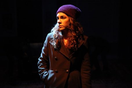 Annie (Martha Brigham) reluctantly returns to her home town to bury her brother. Photo courtesy of Magic Theatre.